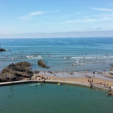 Stones Throw Studio Apartment Bude Cornwall Buitenkant foto