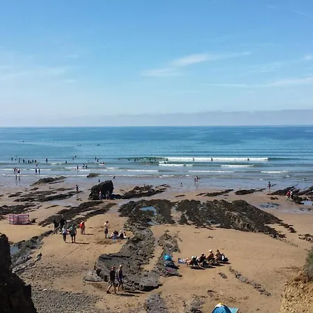 Stones Throw Studio Apartment Bude Cornwall Buitenkant foto